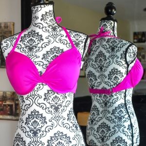 D/DD HOT PINK BIKINI TOP